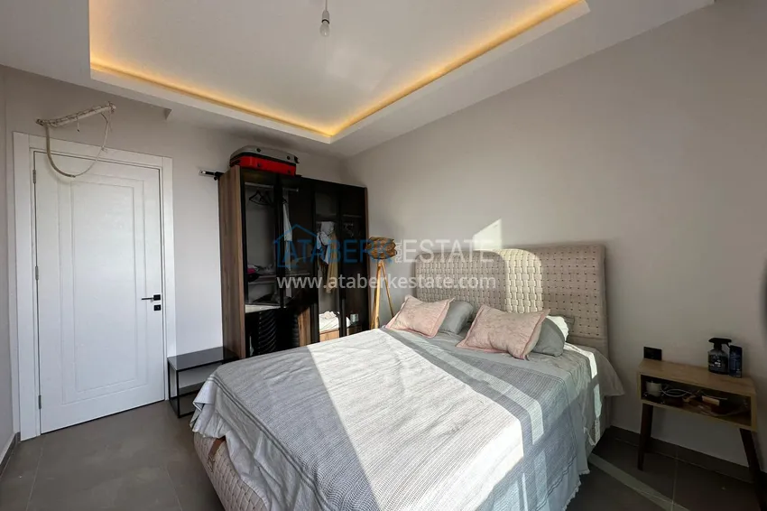 Приобрести Двухкомнатная квартира с мебелью, застекленным балконом и видом на море - Каргыджак, Алания 15 