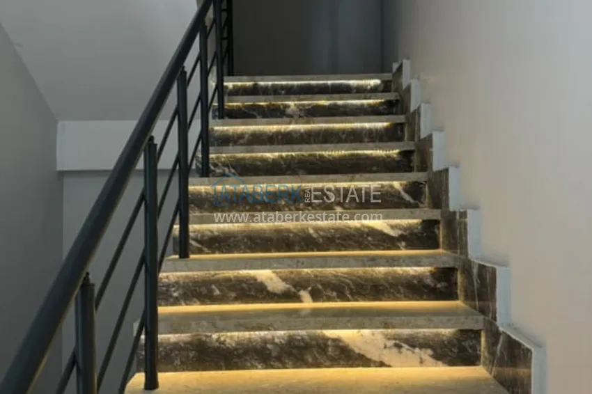 Двухкомнатная квартира с видом на море по доступной цене в районе Тедже, Мерсин 17