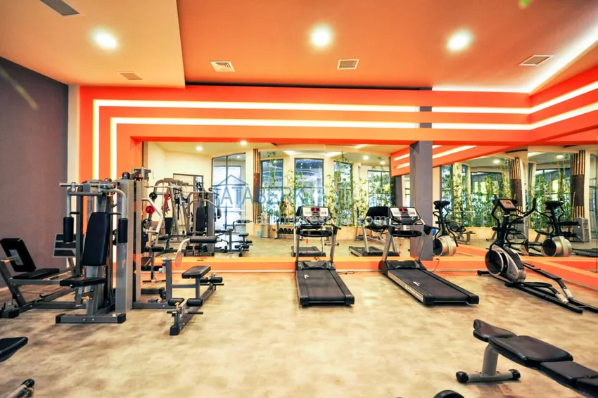 Меблированная квартира 1+1 с видом на море в элитном комплексе, район Каргыджак – Алания 23