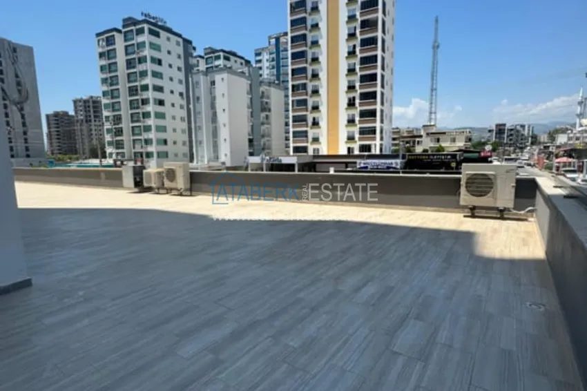 Приобрести Трехкомнатная квартира напрямую от собственника с огромной террасой – район Тедже, Мерсин 17 