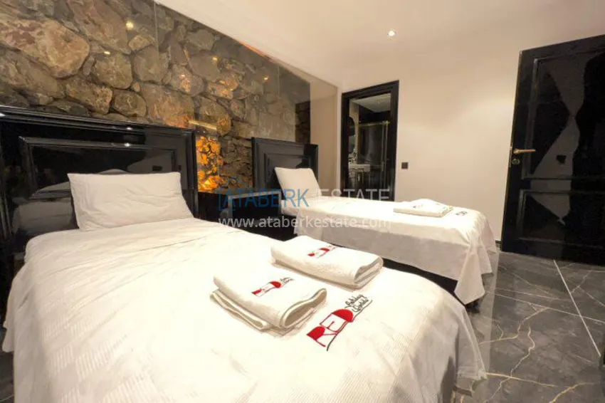 Приобрести Двухкомнатная квартира с мебелью, застекленным балконом и видом на море - Каргыджак, Алания 17 