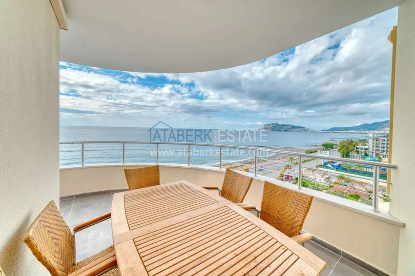 Приобрести Квартира под ключ с открытым видом на море в комплексе на первой береговой - район Тосмур, Алания 18 