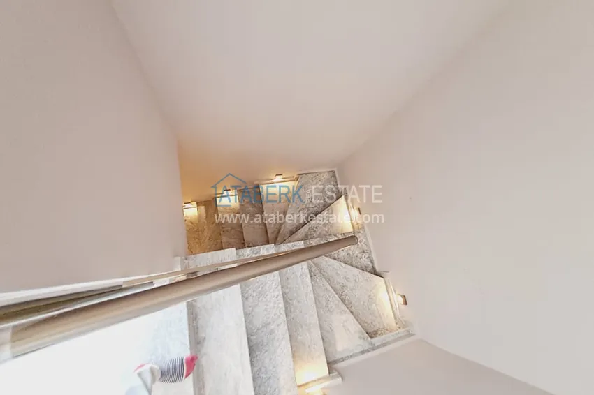 Приобрести Пентхаус-дуплекс меблированный в современном новом комплексе – Алания, Махмутлар 17 