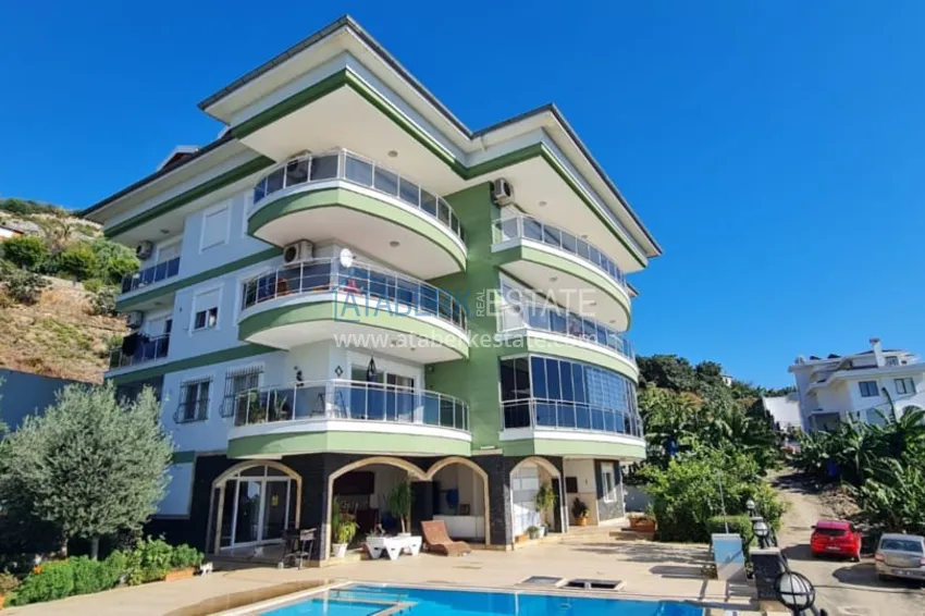 Квартира-дуплекс под ключ с шикарным панорамным видом в Алании. Недвижимость под ВНЖ 1