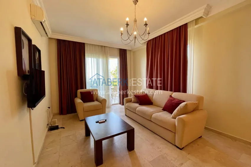 Приобрести Квартира 1+1 с мебелью и потрясающими видовыми характеристиками, район Махмутлар – Алания 1 