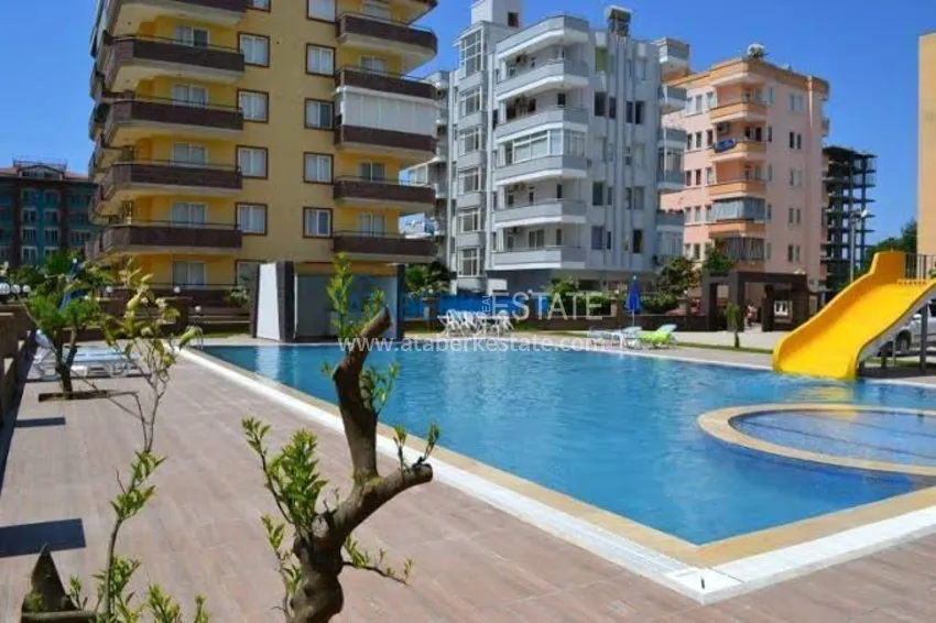 Однокомнатная меблированная квартира в 350 метрах от моря – Алания, район Махмутлар 2 