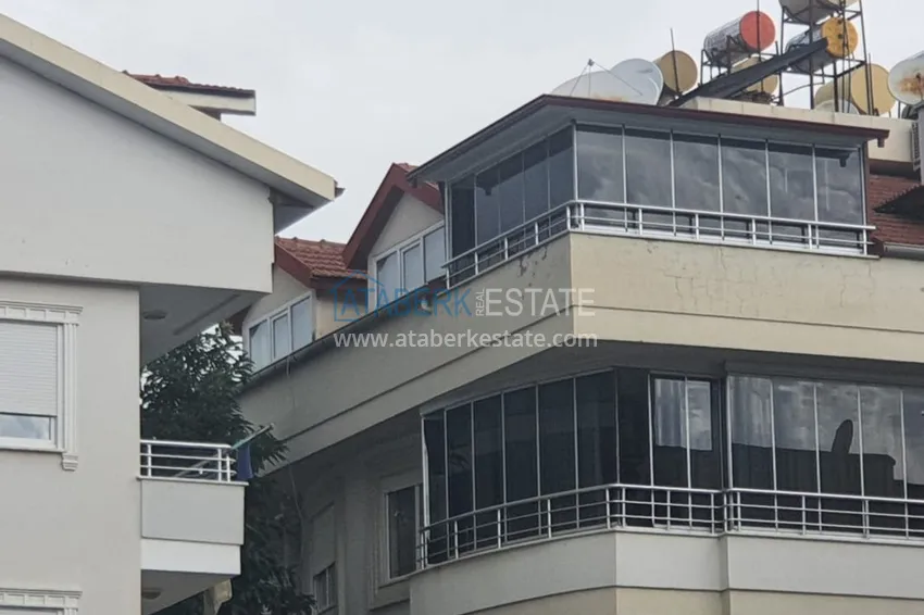 Видовой меблированный пентхаус-дуплекс в центре Алании - 550 метров от пляжа Клеопатра 2