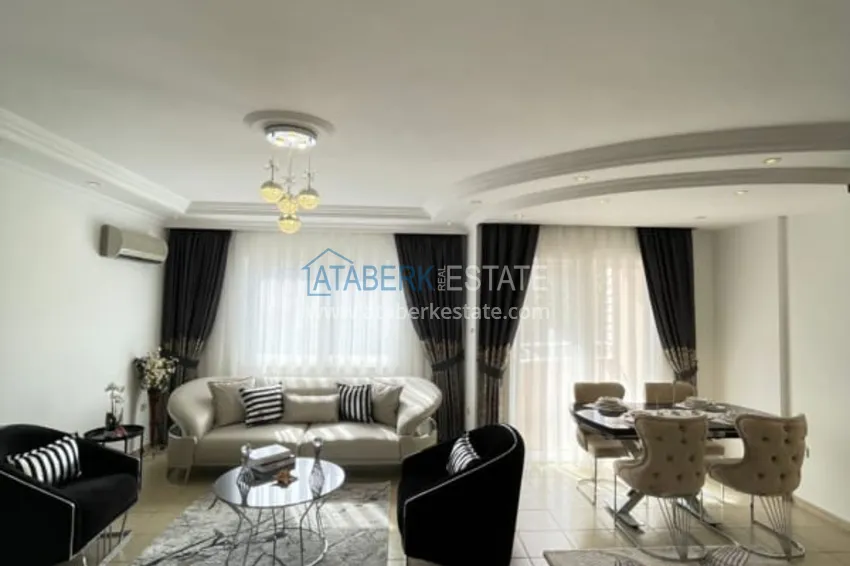 Приобрести Квартира 2+1 меблированная в комплексе с минимальной инфраструктурой – центр Алании 3 