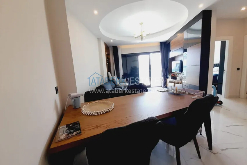 Приобрести Квартира 1+1 с мебелью и видом на море в комплексе на первой береговой – Алания, район Каргыджак 1 