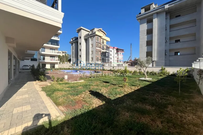 Квартира 1+1 с чистовой отделкой и видом на горы, район Оба – Алания 3