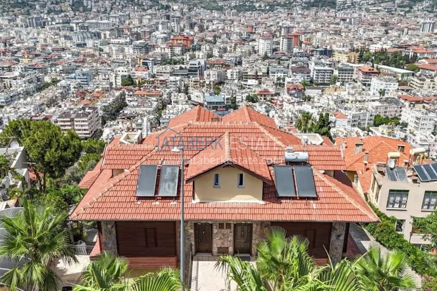  Квартира-дуплекс с мебелью и панорамным видом в центре Алании, историческая часть - Кале 3 