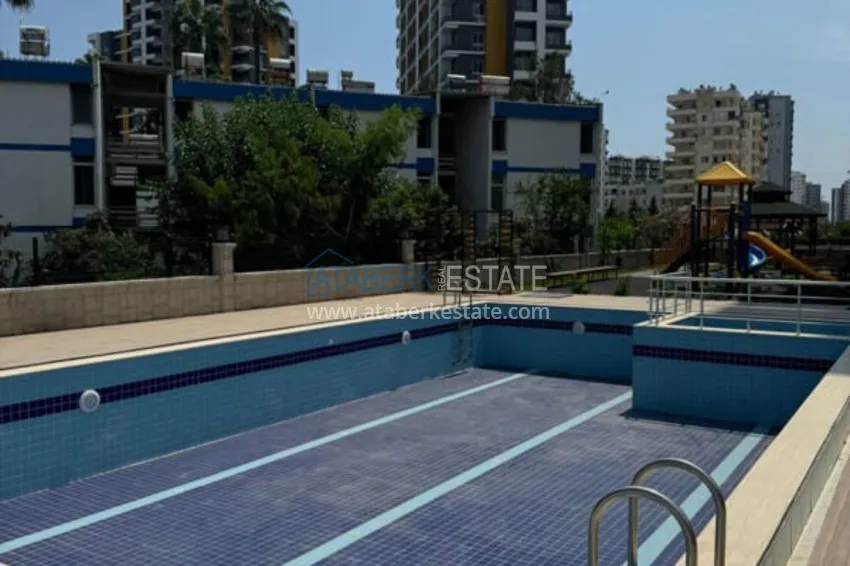 Двухкомнатная квартира с видом на море по доступной цене в районе Тедже, Мерсин 6