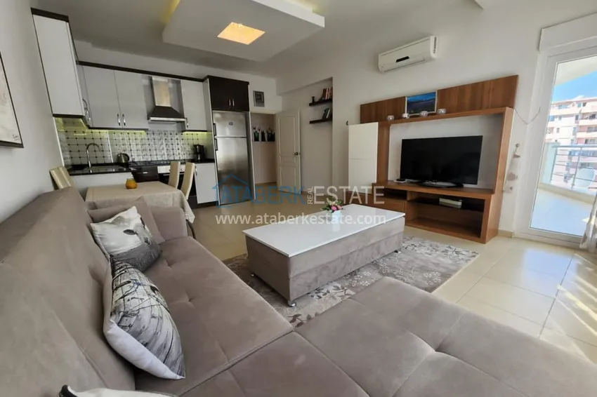 Приобрести Трёхкомнатные апартаменты с мебелью и видом на море, район Махмутлар – Алания 5