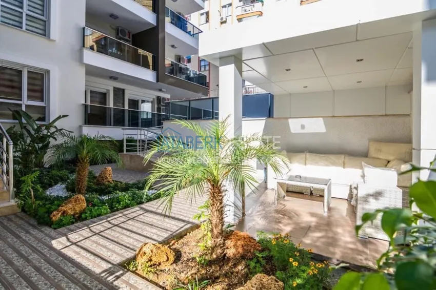 Двухкомнатная квартира под ключ в центре Алании – район пляжа Клеопатра 5 