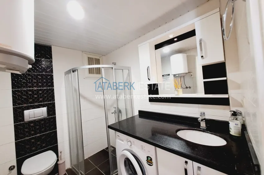 Приобрести Квартира 1+1 с мебелью и застеклённым балконом в центре Алании – район пляжа Клеопатра 7