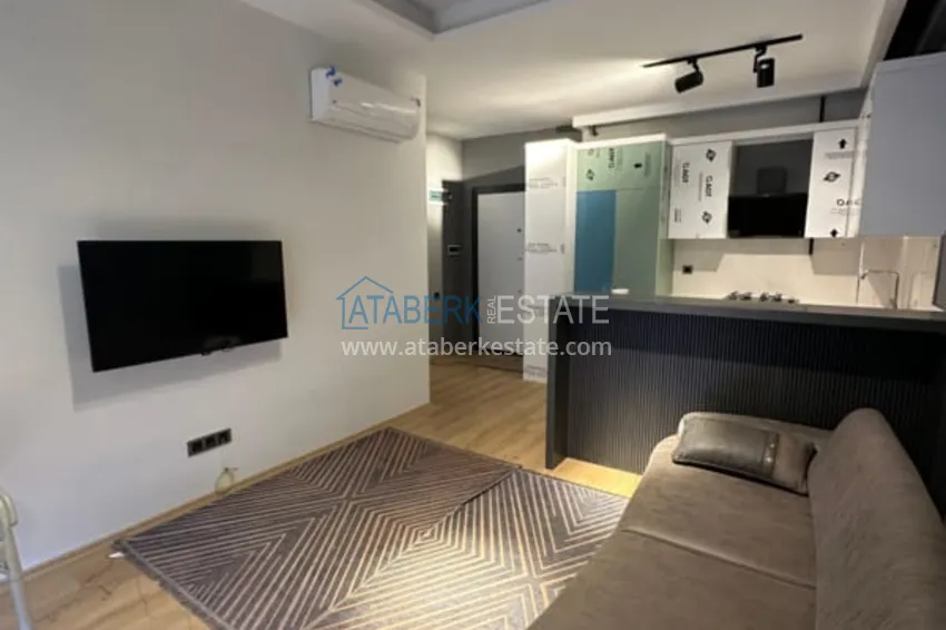 Приобрести Двухкомнатный пентхаус с частичным видом на море в Мерсине, Тедже 7 