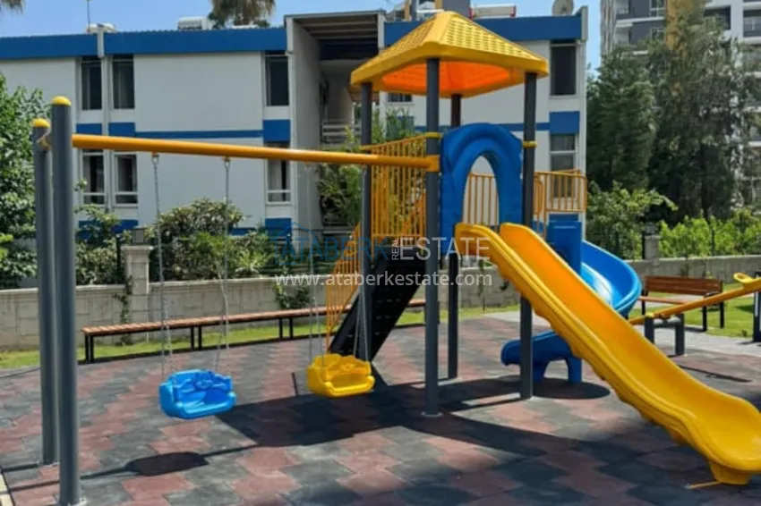 Двухкомнатная квартира с видом на море по доступной цене в районе Тедже, Мерсин 8