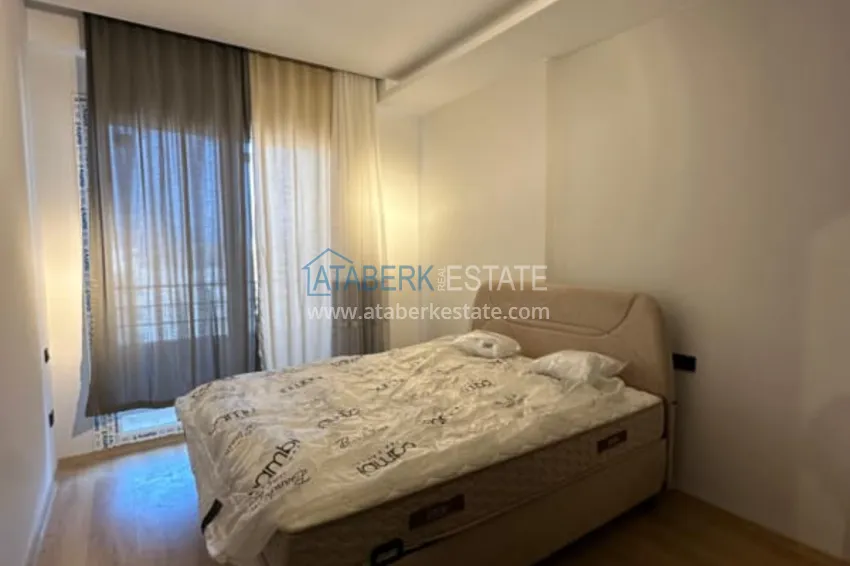 Приобрести Двухкомнатный пентхаус с частичным видом на море в Мерсине, Тедже 8 