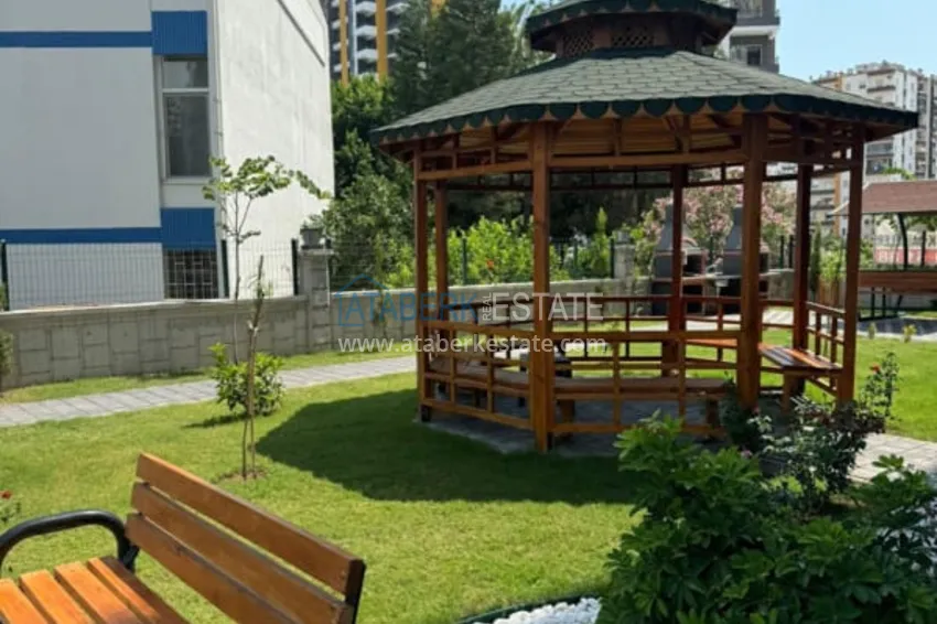 Двухкомнатная квартира с видом на море по доступной цене в районе Тедже, Мерсин 9