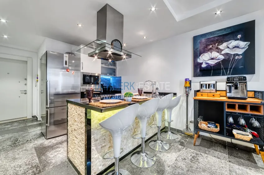 Приобрести Квартира с мебелью и видом на море в Джикджилли - недвижимость под ВНЖ и гражданство 9 