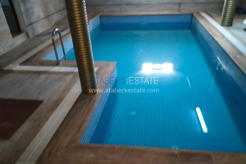 Квартира 1+1 с мебелью и застеклённым балконом в центре Алании – район пляжа Клеопатра 16