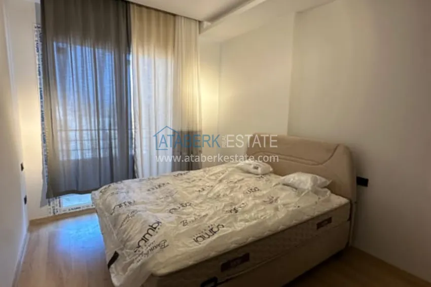 Приобрести Двухкомнатный пентхаус с частичным видом на море в Мерсине, Тедже 9 