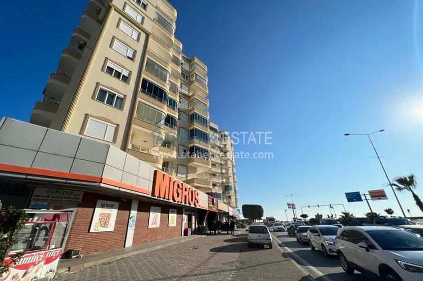 Квартира под ключ с открытым видом на море в комплексе на первой береговой - район Тосмур, Алания 9 