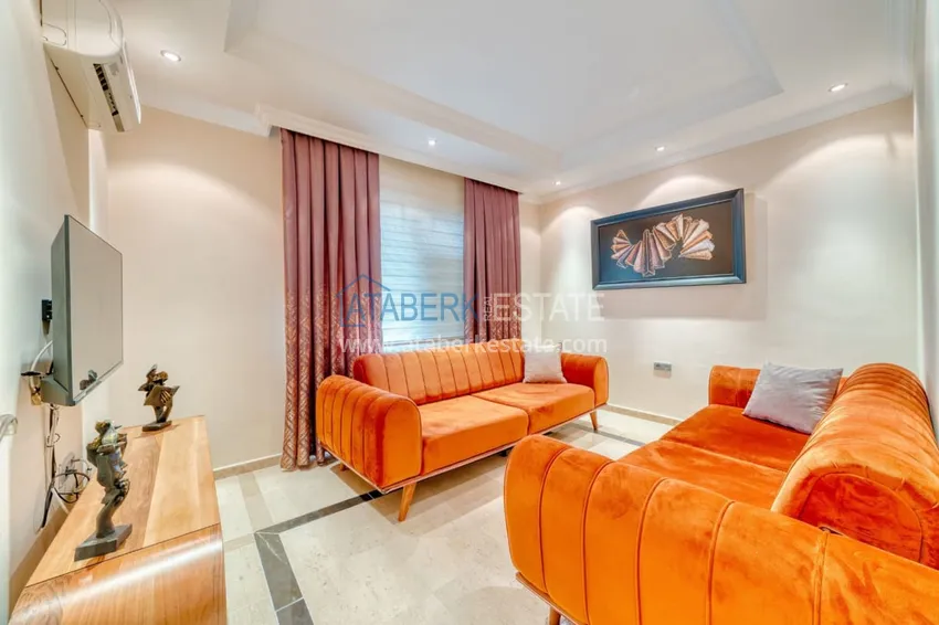 Приобрести Квартира под ключ с открытым видом на море в комплексе на первой береговой - район Тосмур, Алания 10 