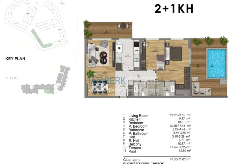 Купить дешево Первый и единственный ГОСУДАРСТВЕННЫЙ проект в Анталии - район Аксу, Алтынташ 18 