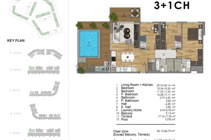 Купить дешево Первый и единственный ГОСУДАРСТВЕННЫЙ проект в Анталии - район Аксу, Алтынташ 22 