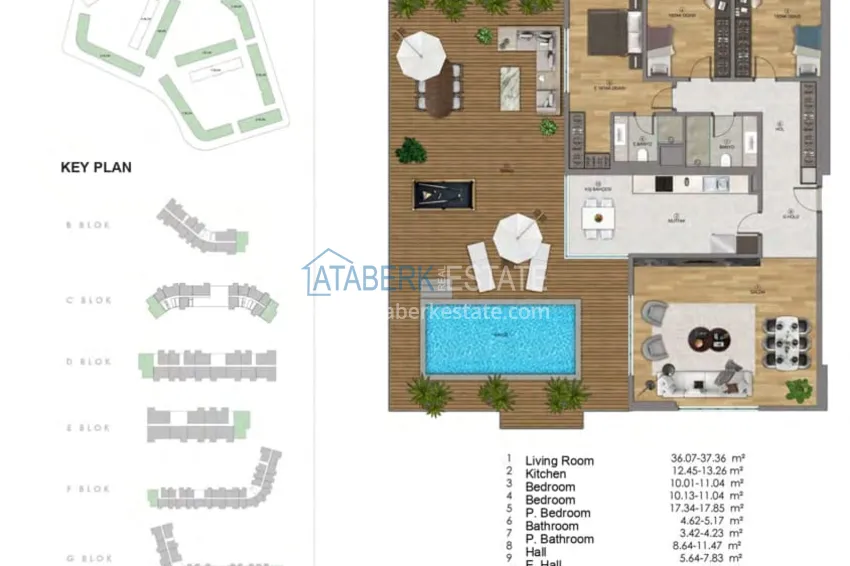 Купить дешево Первый и единственный ГОСУДАРСТВЕННЫЙ проект в Анталии - район Аксу, Алтынташ 28 