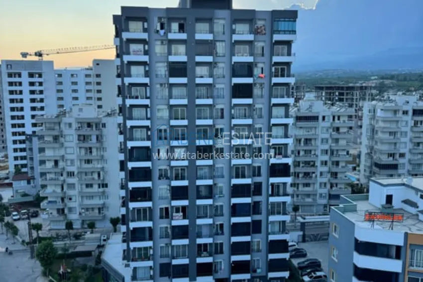 Двухкомнатный пентхаус с частичным видом на море в Мерсине, Тедже 2 