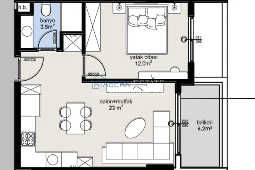 Купить дешево Квартиры от инвестора с рассрочкой в комфортабельном строящемся комплексе – Алания, Оба 1 