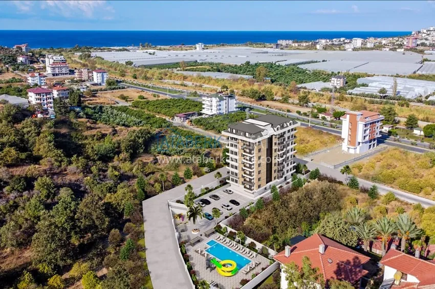 Двухкомнатная квартира с чистовой отделкой – район Демирташ, Алания 1 