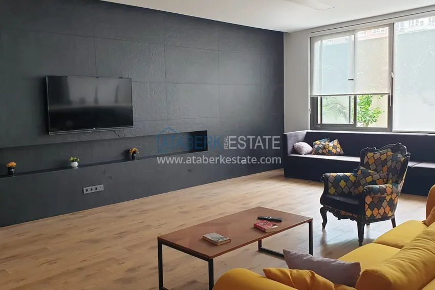 Трехкомнатная квартира под ключ с видом на море на первой береговой линии – Оба, Алания 12 