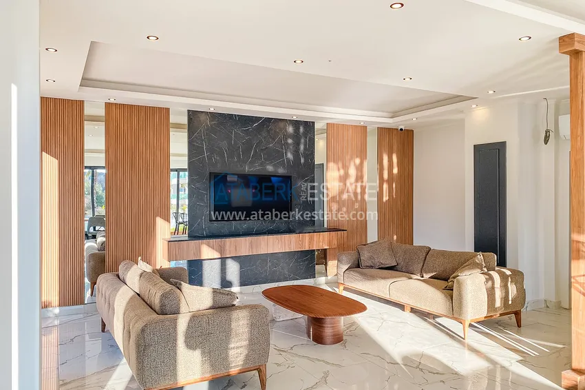 Новый современный жилой комплекс в Алании, район Оба 10 