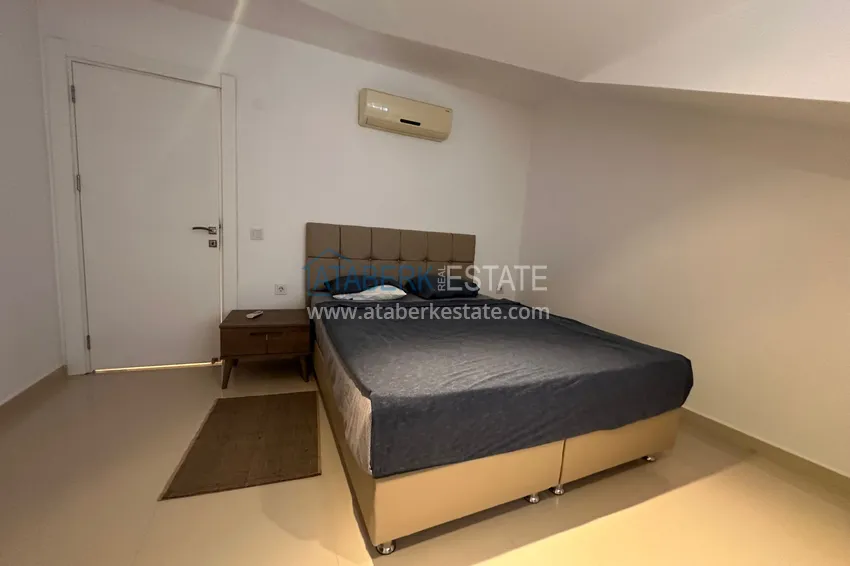 Приобрести Пентхаус-дуплекс с мебелью в центре Алании - район пляжа Клеопатра 12 