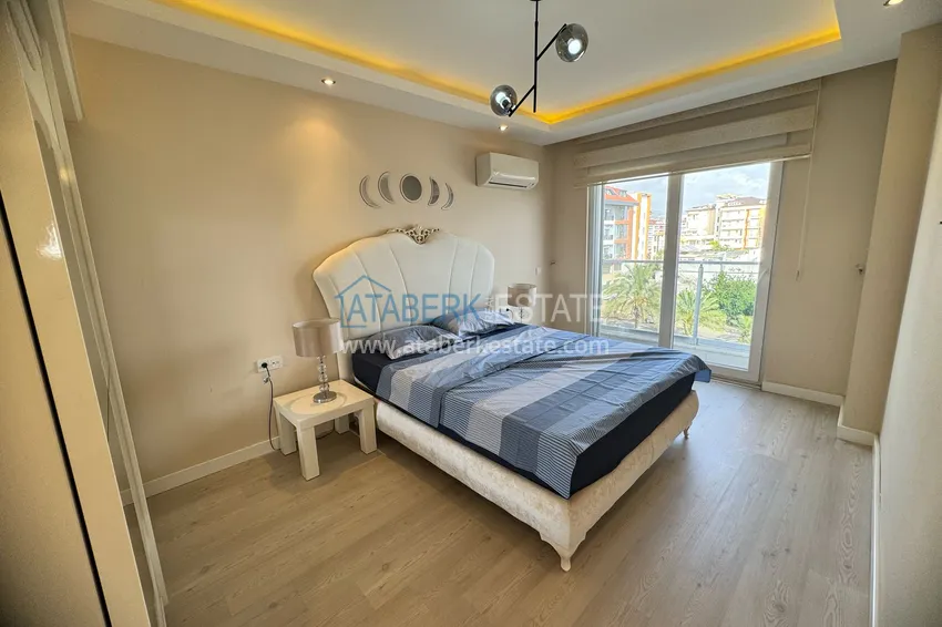 Приобрести Квартира в районе Кестель, Алания с мебелью на первой береговой линии 14