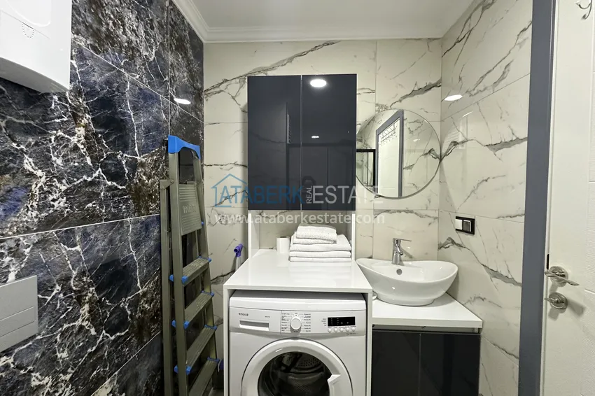 Приобрести Двухкомнатные меблированные квартиры с видом на море, район Кестель, Алания 12