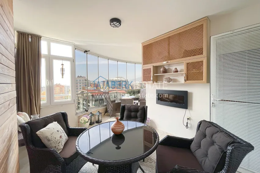 Приобрести Недвижимость под ВНЖ! Трехкомнатная квартира под ключ с видом на море в районе Тосмур, Алания 13 