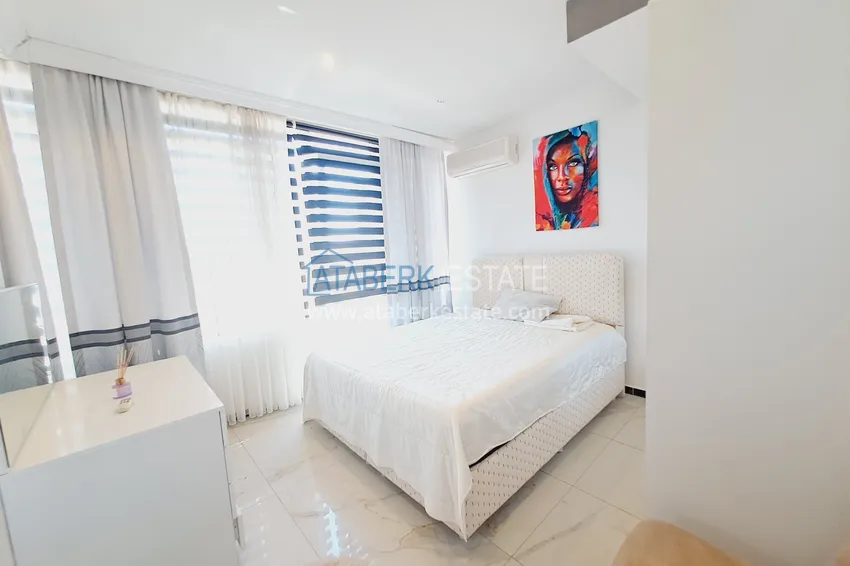 Приобрести Просторный пентхаус-дуплекс 6+1 в Махмутларе, р-н вторничного рынка - 150 метров от моря 14 