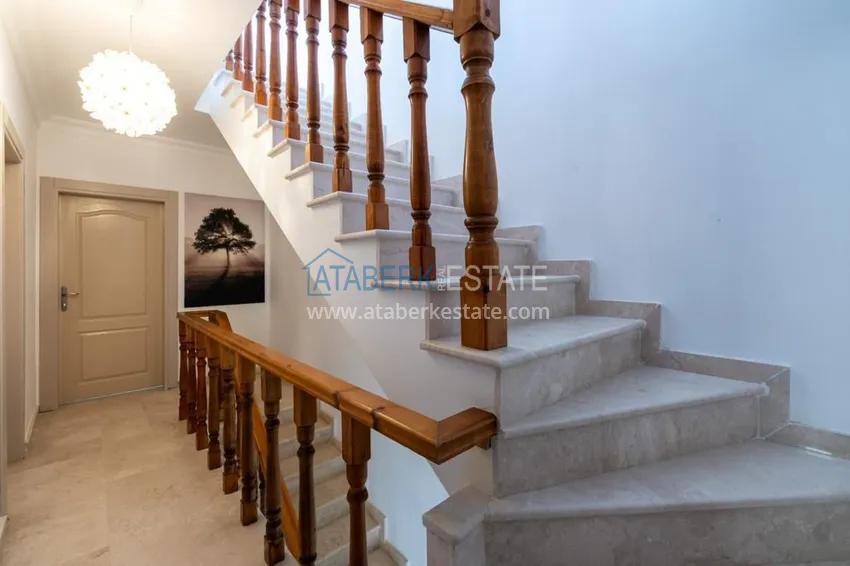 Приобрести Двухэтажная вилла с мебелью в коттеджном комплексе – Алания, район Конаклы 14 