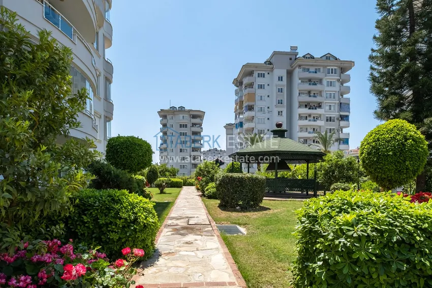 Квартира 2+1 меблированная с видом на горы и море в престижном комплексе, район Джикджилли – Алания 19 