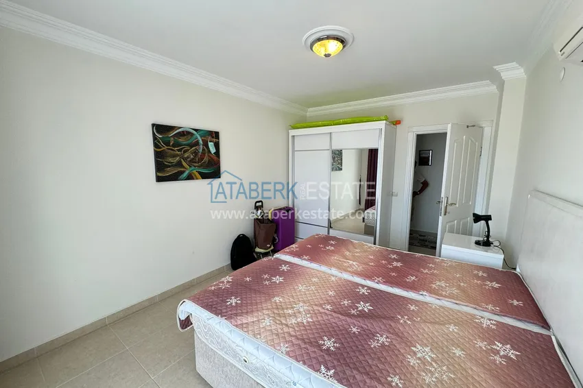 Приобрести Квартира 2+1 меблированная с видом на горы и море в престижном комплексе, район Джикджилли – Алания 13 