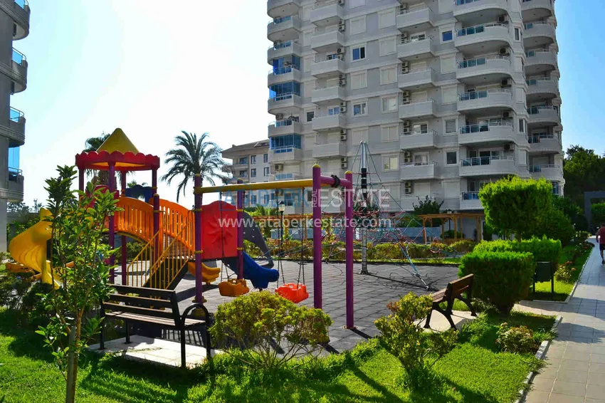 Квартира 3+1 меблированная с открытым видом на море, подходит под ВНЖ и гражданство - Тосмур, Алания 13 