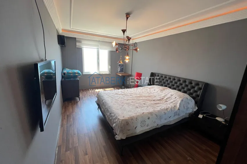 Приобрести Квартира 3+1 меблированная с открытым видом на море, подходит под ВНЖ и гражданство - Тосмур, Алания 15 