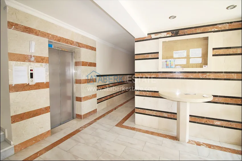 Квартира 2+1 с мебелью и видом на море. Район Махмутлар, Алания 14 