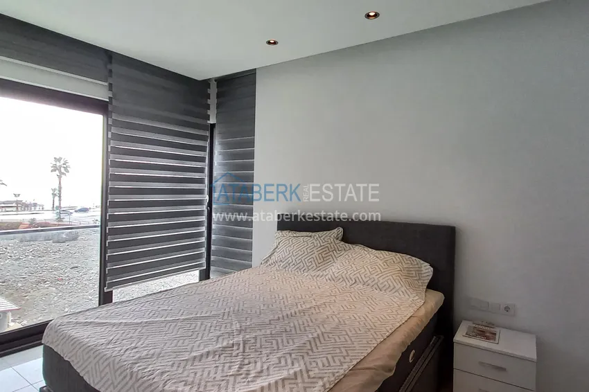 Приобрести Трехкомнатная квартира под ключ с видом на море на первой береговой линии – Оба, Алания 14 