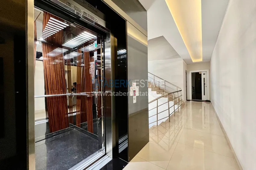 Дуплекс 5+1 в комплексе на первой береговой линии. Район Каргыджак, Алания  24 