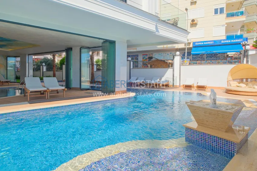 Двухкомнатная квартира под ключ с видом на море – район пляжа Кейкубат, центр Алании 21 